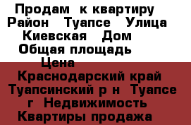 Продам 1к квартиру. › Район ­ Туапсе › Улица ­ Киевская › Дом ­ 6 › Общая площадь ­ 28 › Цена ­ 1 600 000 - Краснодарский край, Туапсинский р-н, Туапсе г. Недвижимость » Квартиры продажа   